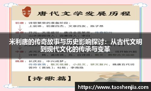 米利唐的传奇故事与历史影响探讨：从古代文明到现代文化的传承与变革